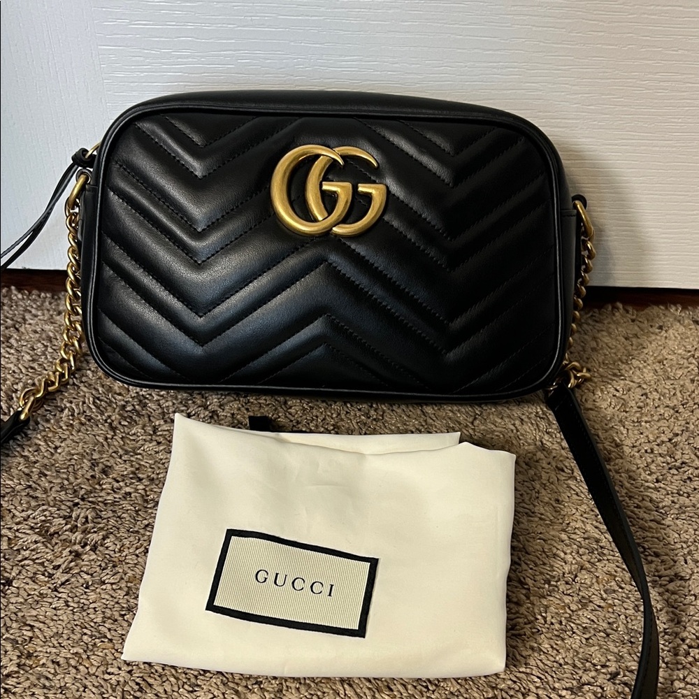3301 Gucci Black Crossbody Bag Small